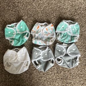 6 Thirsties Duo Wrap Cloth diaper covers